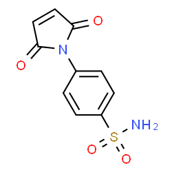 ChemSpider 2D Image | 4-(2,5-dioxopyrrol-1-yl)benzenesulfonamide | C10H8N2O4S