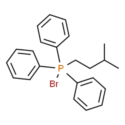 ChemSpider 2D Image | Bromo(3-methylbutyl)triphenylphosphorane | C23H26BrP