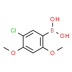 ChemSpider 2D Image | (5-Chloro-2,4-dimethoxyphenyl)boronic acid | C8H10BClO4