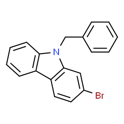 ChemSpider 2D Image | 9-Benzyl-2-bromo-9H-carbazole | C19H14BrN