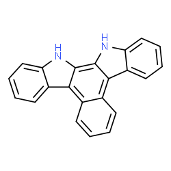 ChemSpider 2D Image | 13,14-Dihydrobenzo[c]indolo[2,3-a]carbazole | C22H14N2