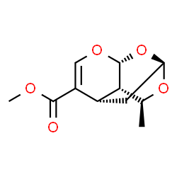 ChemSpider 2D Image | Methyl (1R,3R,7S,8S,9S)-9-methyl-2,4,10-trioxatricyclo[5.3.1.0~3,8~]undec-5-ene-6-carboxylate | C11H14O5