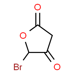 ChemSpider 2D Image | 5-Bromo-2,4(3H,5H)-furandione | C4H3BrO3