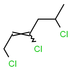ChemSpider 2D Image | (2Z)-1,3,5-Trichloro-2-hexene | C6H9Cl3