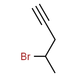 ChemSpider 2D Image | 4-Bromo-1-pentyne | C5H7Br