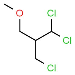 ChemSpider 2D Image | 1,1,3-Trichloro-2-(methoxymethyl)propane | C5H9Cl3O