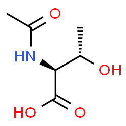 ChemSpider 2D Image | N-Acetyl-L-allothreonine | C6H11NO4
