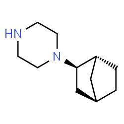 ChemSpider 2D Image | 1-[(1R,2R,4R)-Bicyclo[2.2.1]hept-2-yl]piperazine | C11H20N2