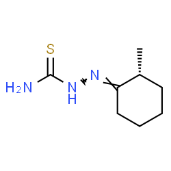 ChemSpider 2D Image | (2E)-2-[(2R)-2-Methylcyclohexylidene]hydrazinecarbothioamide | C8H15N3S