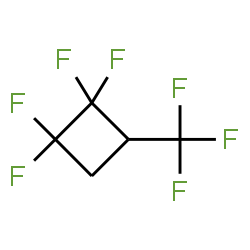 ChemSpider 2D Image | 1,1,2,2-Tetrafluoro-3-(trifluoromethyl)cyclobutane | C5H3F7