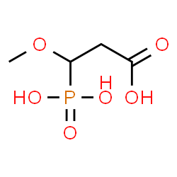 ChemSpider 2D Image | 3-Methoxy-3-phosphonopropanoic acid | C4H9O6P