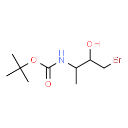 ChemSpider 2D Image | 2-Methyl-2-propanyl (4-bromo-3-hydroxy-2-butanyl)carbamate | C9H18BrNO3