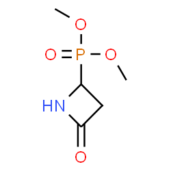 ChemSpider 2D Image | Dimethyl (4-oxo-2-azetidinyl)phosphonate | C5H10NO4P