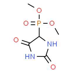 ChemSpider 2D Image | Dimethyl (2,5-dioxo-4-imidazolidinyl)phosphonate | C5H9N2O5P