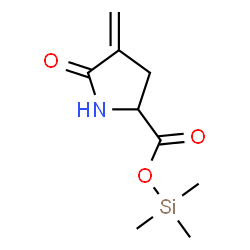 ChemSpider 2D Image | Trimethylsilyl 4-methylene-5-oxoprolinate | C9H15NO3Si