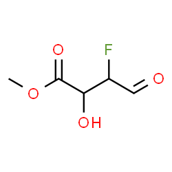 ChemSpider 2D Image | Methyl 3-fluoro-2-hydroxy-4-oxobutanoate | C5H7FO4