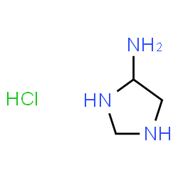 ChemSpider 2D Image | 4-Imidazolidinamine hydrochloride (1:1) | C3H10ClN3