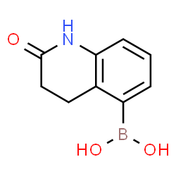 ChemSpider 2D Image | (2-Oxo-1,2,3,4-tetrahydro-5-quinolinyl)boronic acid | C9H10BNO3