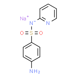 ChemSpider 2D Image | sulfapyridine sodium | C11H10N3NaO2S