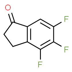 ChemSpider 2D Image | 4,5,6-Trifluoro-1-indanone | C9H5F3O