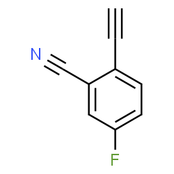 ChemSpider 2D Image | 2-Ethynyl-5-fluorobenzonitrile | C9H4FN