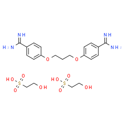 ChemSpider 2D Image | propamidine isethionate | C21H32N4O10S2