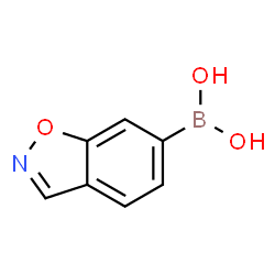 ChemSpider 2D Image | 1,2-Benzoxazol-6-ylboronic acid | C7H6BNO3