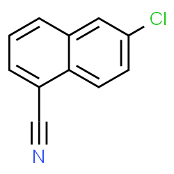 ChemSpider 2D Image | 6-Chloro-1-naphthonitrile | C11H6ClN