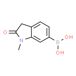 ChemSpider 2D Image | (1-Methyl-2-oxo-2,3-dihydro-1H-indol-6-yl)boronic acid | C9H10BNO3