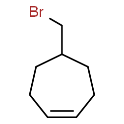 ChemSpider 2D Image | 5-(Bromomethyl)cycloheptene | C8H13Br