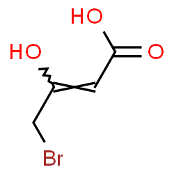 ChemSpider 2D Image | (2Z)-4-Bromo-3-hydroxy-2-butenoic acid | C4H5BrO3