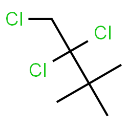 ChemSpider 2D Image | 1,2,2-Trichloro-3,3-dimethylbutane | C6H11Cl3