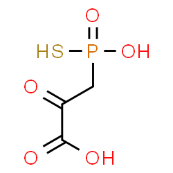 ChemSpider 2D Image | 2-Oxo-3-thiophosphonopropanoic acid | C3H5O5PS