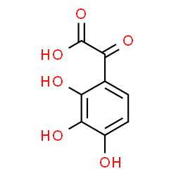 ChemSpider 2D Image | Oxo(2,3,4-trihydroxyphenyl)acetic acid | C8H6O6