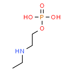 ChemSpider 2D Image | 2-(Ethylamino)ethyl dihydrogen phosphate | C4H12NO4P