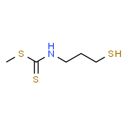 ChemSpider 2D Image | Methyl (3-sulfanylpropyl)carbamodithioate | C5H11NS3
