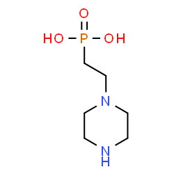 ChemSpider 2D Image | [2-(1-Piperazinyl)ethyl]phosphonic acid | C6H15N2O3P