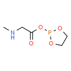 ChemSpider 2D Image | 1,3,2-Dioxaphospholan-2-yl N-methylglycinate | C5H10NO4P