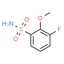 ChemSpider 2D Image | 3-Fluoro-2-methoxybenzenesulfonamide | C7H8FNO3S