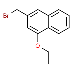 ChemSpider 2D Image | 3-(Bromomethyl)-1-ethoxynaphthalene | C13H13BrO