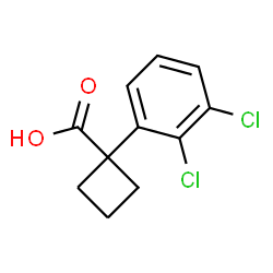 ChemSpider 2D Image | 1-(2,3-Dichlorophenyl)cyclobutanecarboxylic acid | C11H10Cl2O2