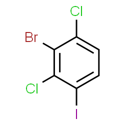 ChemSpider 2D Image | 2-Bromo-1,3-dichloro-4-iodobenzene | C6H2BrCl2I