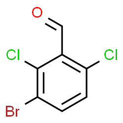ChemSpider 2D Image | 3-Bromo-2,6-dichlorobenzaldehyde | C7H3BrCl2O