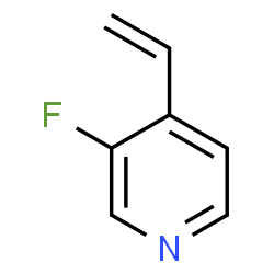 ChemSpider 2D Image | 3-Fluoro-4-vinylpyridine | C7H6FN