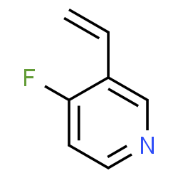 ChemSpider 2D Image | 4-Fluoro-3-vinylpyridine | C7H6FN