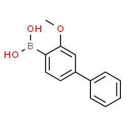 ChemSpider 2D Image | (3-Methoxy-4-biphenylyl)boronic acid | C13H13BO3