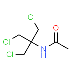 ChemSpider 2D Image | N-[1,3-Dichloro-2-(chloromethyl)-2-propanyl]acetamide | C6H10Cl3NO