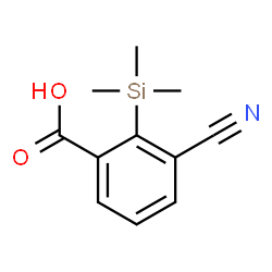 ChemSpider 2D Image | 3-Cyano-2-(trimethylsilyl)benzoic acid | C11H13NO2Si