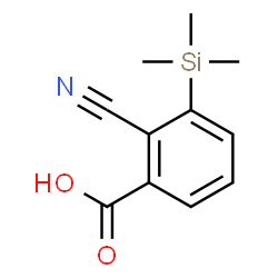 ChemSpider 2D Image | 2-Cyano-3-(trimethylsilyl)benzoic acid | C11H13NO2Si