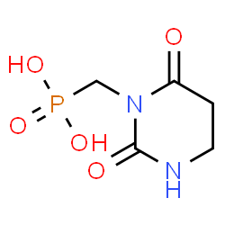 ChemSpider 2D Image | [(2,6-Dioxotetrahydro-1(2H)-pyrimidinyl)methyl]phosphonic acid | C5H9N2O5P